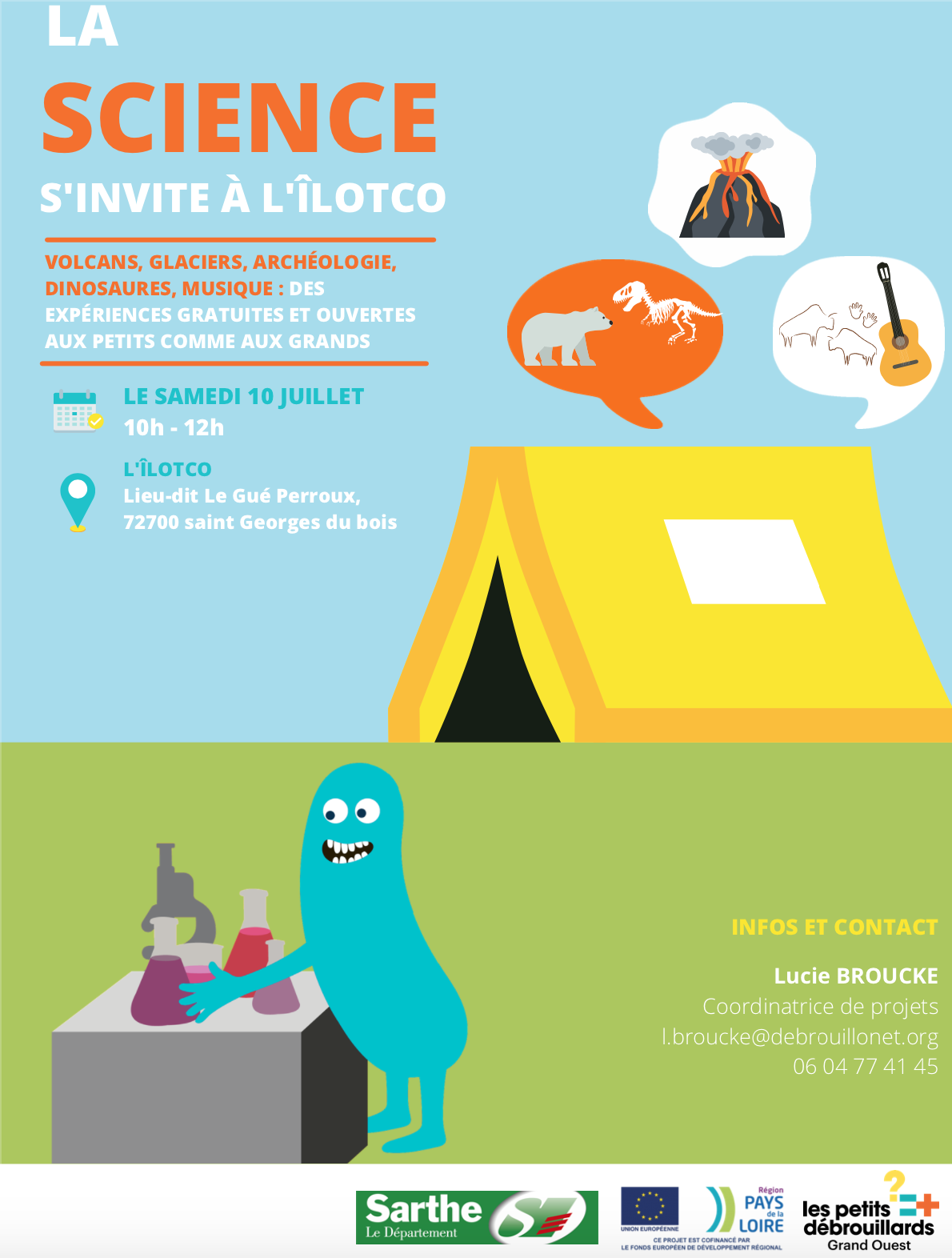 "La science s'invite à L'îlotCo" - 10.07.21