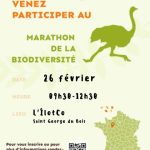 Marathon de la Biod’hiver.sité ⎪ 26-02/23 ⎪ 9h30-12h30 🗓