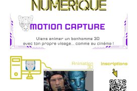 Atelier numérique 11-17 ans - Motion capture ⎪ 04-03/23 ⎪ 10h-13h