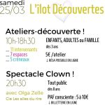 L’îlot Découvertes ⎪ 25-03/23 ⎪ entre 10h et 21h30 🗓