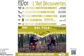 L'îlot Découvertes ⎪ 13-01/24 ⎪ Bien-être, Danse, Bal Folk !