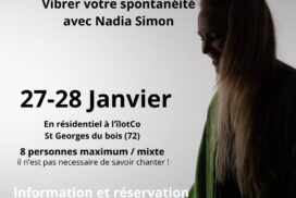 Stage Corps Coeur Voix  avec Nadia Simon  ⎪ 27 et 28-01/24