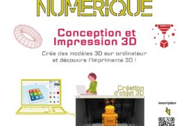 Atelier numérique 11-17 ans - Conception et impression 3D ⎪ 13-04/24 ⎪ 10h-13h